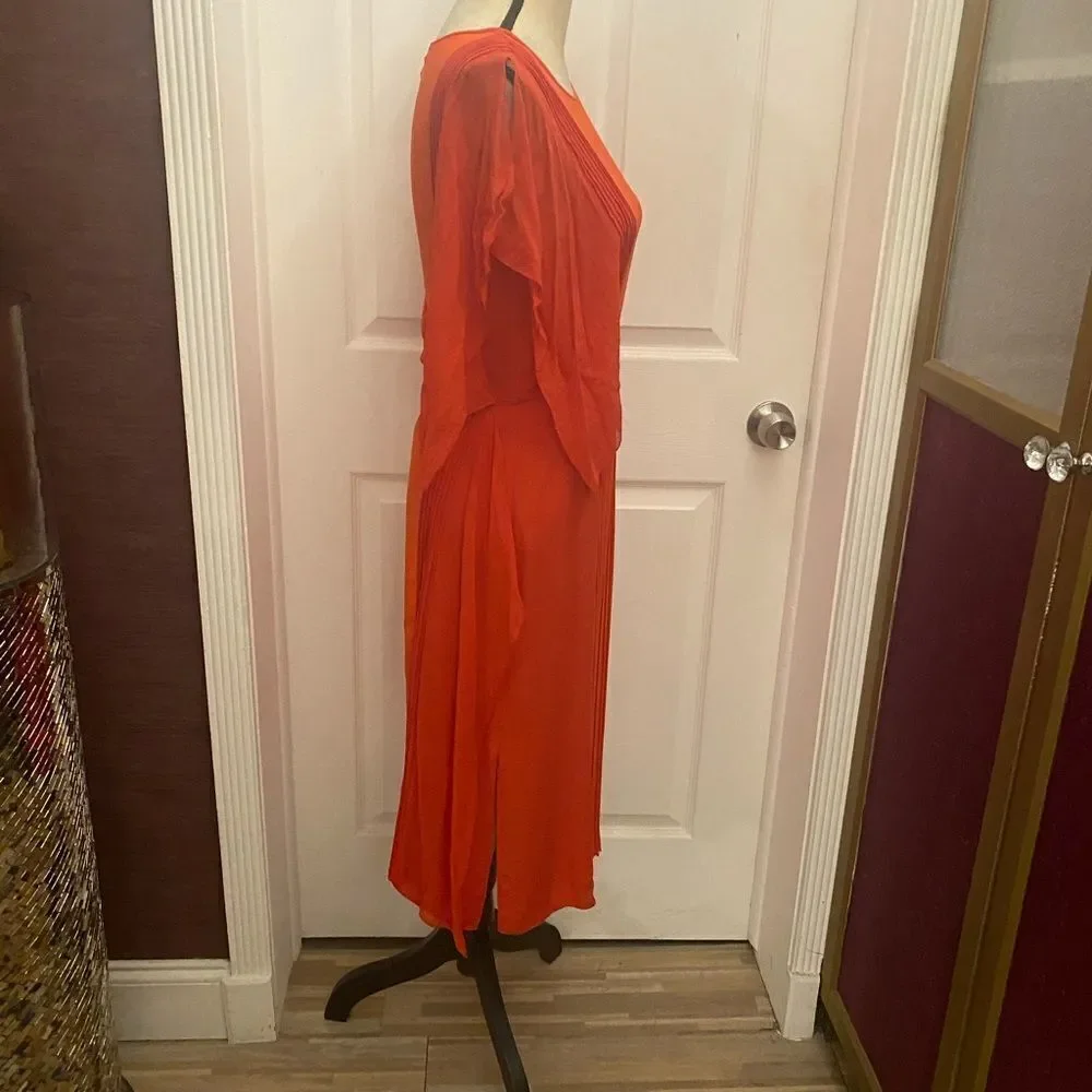 BCBG MaxAzria runway 100% silk dress, S